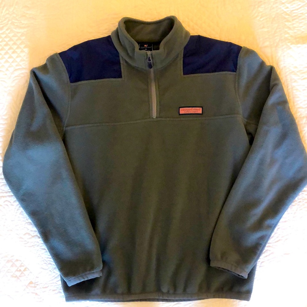 VINEYARD VINES ~ Fleece Half Zip Pullover